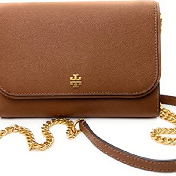 $328  Authentic New Tory Burch Emerson Chain Wallet Crossbody Shoulder Bag - Picture 7 of 7
